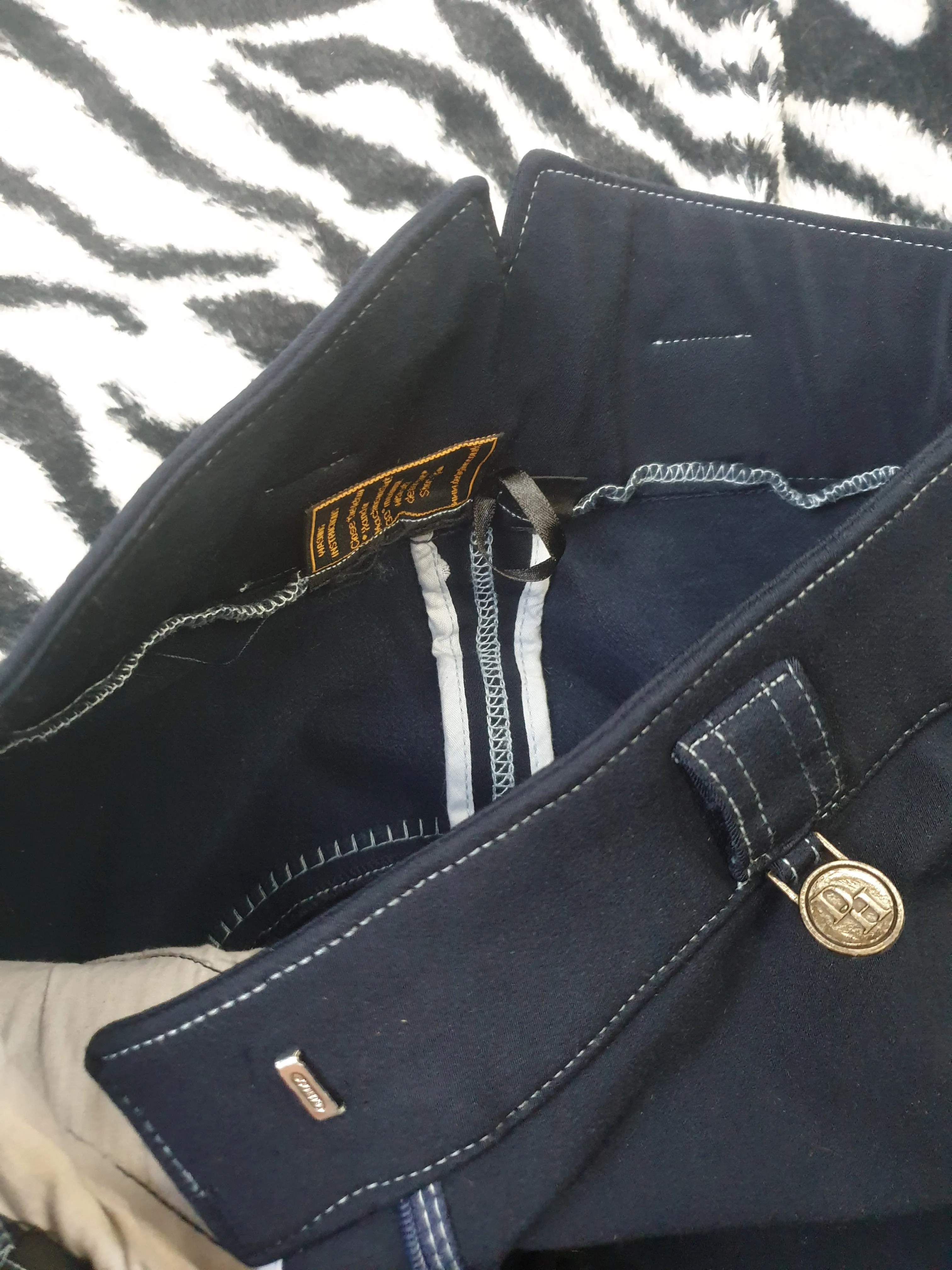 Used size 8 Derby House blue jodhpurs FREE POSTAGE☆