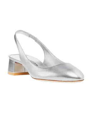 VIVIENNE 35 SLINGBACK SILVER