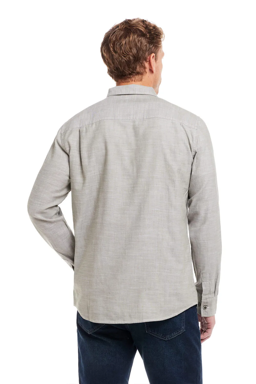 Weatherproof Vintage Winter Oxford Button Down Shirt for Men in Winter Moss | F2485808GK-WINTER MOSS
