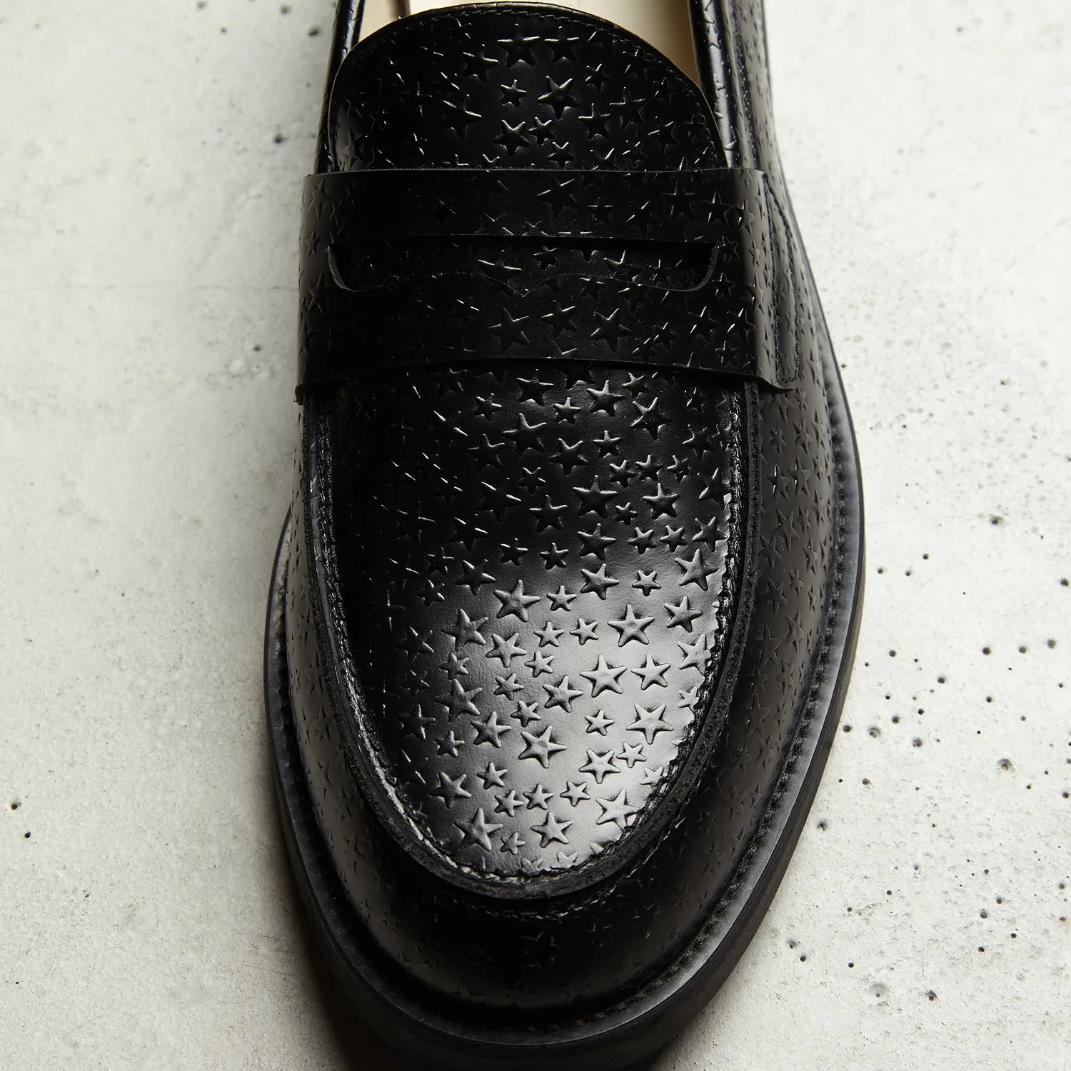 Wilde Black Star Penny Loafer - Men's