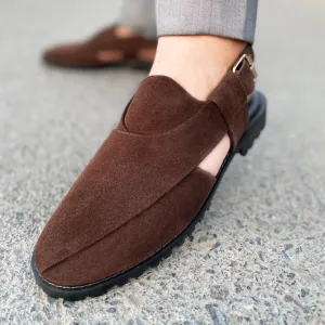 WS pure suede Handmade Peshawari Sandal WS-376